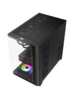 Dragos Ocean Curved Pro V2 7x Argb Fan USB 3.0 Typec 750W 80+ Atx Oyuncu Bilgisayar Kasası Siyah - Görsel 4