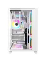 Dragos Ocean Curved Pro V2 ARGB Fanlı Beyaz 750 W E-ATX Oyuncu Kasası - Görsel 2