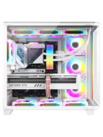 Dragos Ocean Curved Pro V2 ARGB Fanlı Beyaz 750 W E-ATX Oyuncu Kasası - Görsel 3