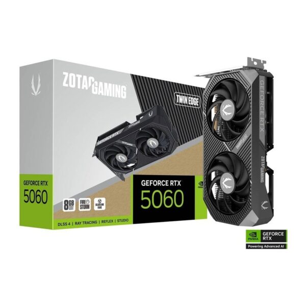 Zotac Geforce Rtx 5060 Gamıng Twın Edge 8gb Gddr7 128BIT Dlss 4 Ekran Kartı