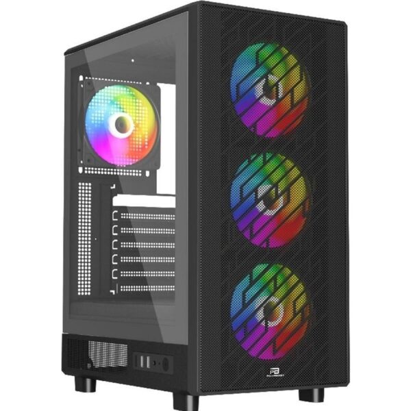 Power Boost Powerboost PB-A700B 750W 80+ Bronze Atx USB 3.0 Rainbow Fanly Mesh Gaming Siyah Kasa